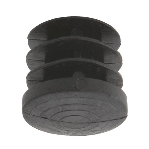 Заглушка внутр. трубы d25 (508В) 0,8мм пластик, черный AKS_1