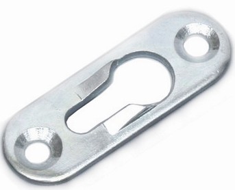 Пластинка зацепная 45*16*0,9 Light белый цинк (уп/ 200 шт) AKS_1