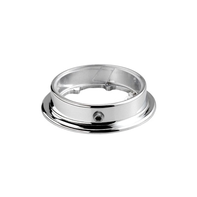 Крепление (розетка) трубы d50 декоративная с винтом, хром AKS_1