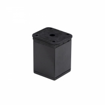 Опора меб. алюм. DAKP-27 h150 с регул. черный матовый AKS фотография