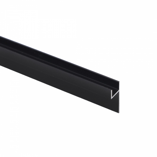 Планка-плинтус 6 черная матовая (L=3.0) AKS_1