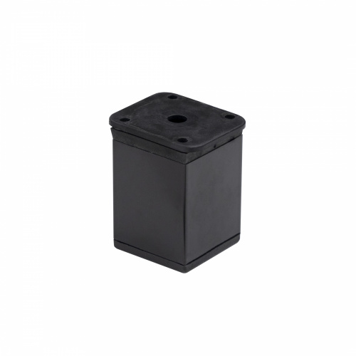 Опора меб. алюм. DAKP-27 h150 с регул. черный матовый AKS_1