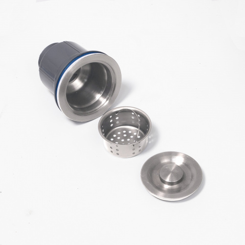 Мойка н/сталь, прямоугольная одночашевая, 600*500мм, сатин, PVD, врезн на столешницу, AKS (3,2мм)_4