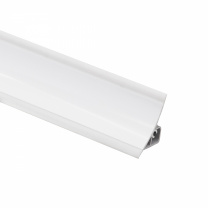 Плинтус ПВХ к столешнику LР белый глянец (135) EL-MECH-PLAST (1шт=3м.п.)