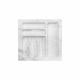 Лоток для столовых приборов 500 MARBLE 435*430, бело-серый мрамор AKS_preview_1