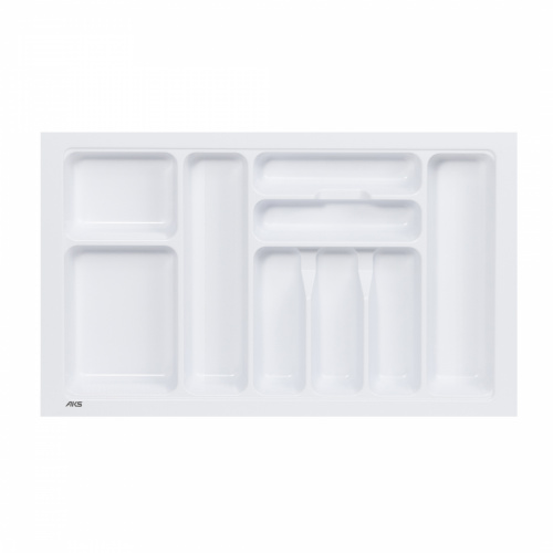 Лоток для столовых приборов 800 BASIC 735*485, белый AKS_1