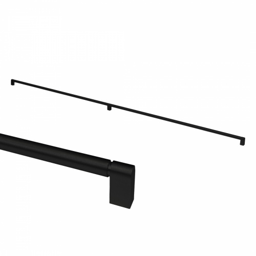 Ручка меб. скоба алюм. TIMELESS 1192/1205 черный матовый, AKS_1