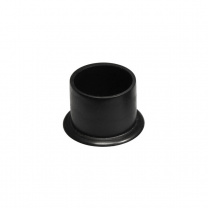 Заглушка наруж. трубы d25 (514) пластик, черный AKS фотография