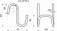 Крючок на трубу d16 двойной хром AKS_preview_1