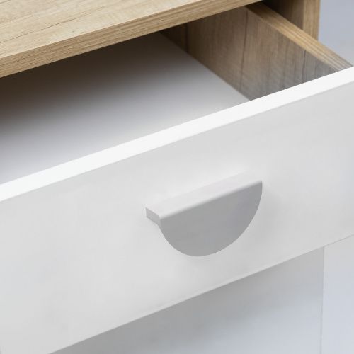 Ручка полукруг серебро 64/95 мм _5