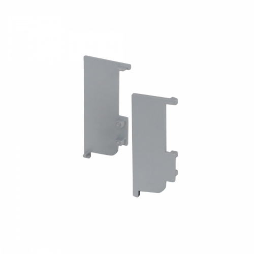 Комплект заглушек металлич. внутр. к профилю Gola, L-образных (левая+правая) серебро 3 AKS_1