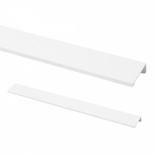 Ручка меб. накладная алюм. INSIDE 576/597, белый матовый, AKS_1