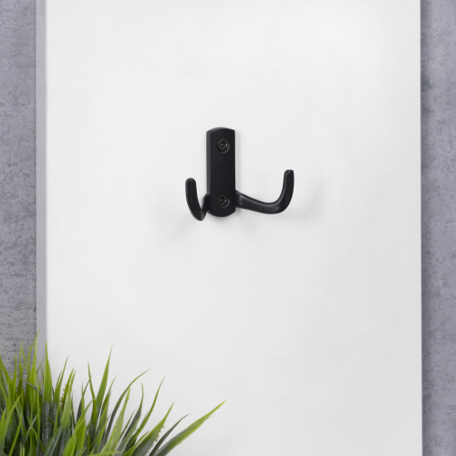 Крючок меб. двухрожковый мет. WP13 черный GRIDLI_5