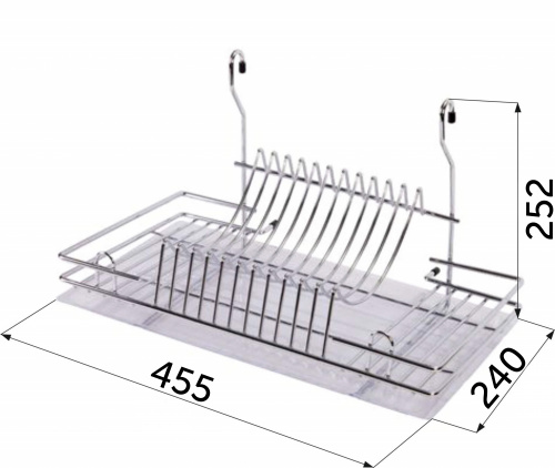 Корзина на трубу d16 сушка CWJ128B хром AKS_2