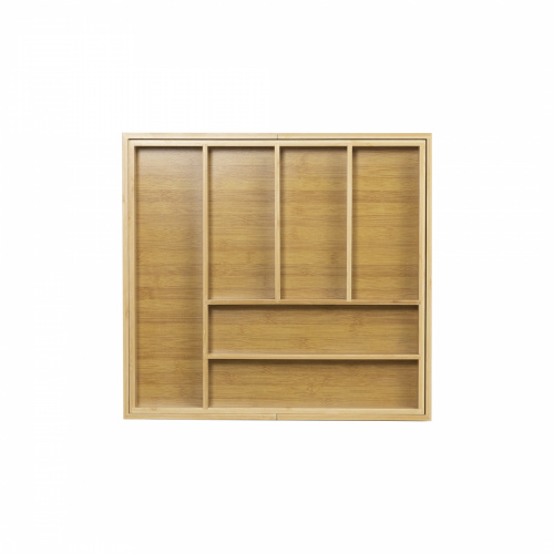 Лоток для столовых приборов BAMBOO раздвижной 305-525*470, бамбук натуральный AKS_1