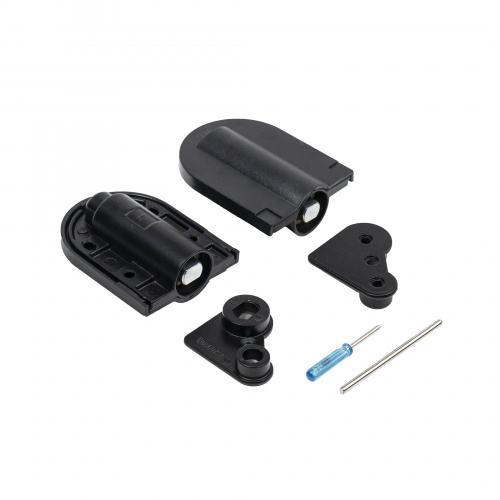 Петля для откидной крышки ящика черная 4-10кг с доводчиком AKS_3