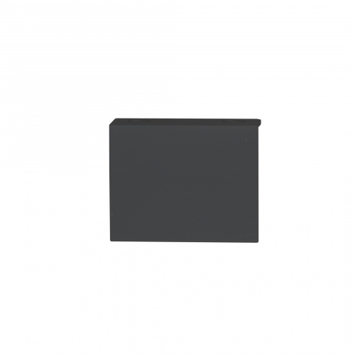 Ручка меб. накладная алюм. INSIDE 32/50, черный матовый, AKS_3