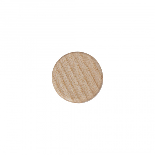 Ручка меб. кнопка деревянная TERRA ясень, AKS_4