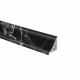 Плинтус ПВХ для столешницы мрамор марквина черный (M 020) AKS (1шт=3м.п.)_preview_1