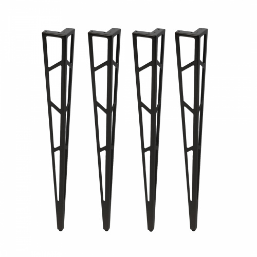 Опора меб. TECHNO h720, черный муар (1 упак. = 4 шт.) AKS_1