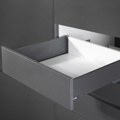 Система ящиков Slimbox Evolution L-450 H=116 графит PUSH TO OPEN ДСП16мм_5