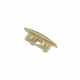 Заглушка к алюминиевому профилю LIRA-1707, цвет золотой, AKS_preview_1