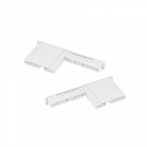 Держатель передней стенки внутреннего ящика H=90 Slimbox STAR белый фотография