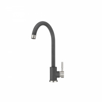 Смеситель для кухни высокий, ST-4031, графит, Granula 