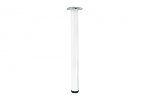 Опора меб. круглая d60 h820, белый, винт М10, AKS_1