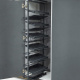 Обувная система поворотная 800 BRUNO h1927-2177 (12 полок), графит PRIME by AKS_preview_1