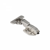 Петля полунакладная с доводчиком 48мм h0 clip-on AKS PLUS 3D (саморезы, заглушки) фотография