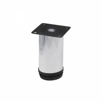 Опора меб. мет. d50 h100 с регул. хром AKS