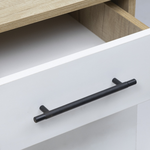 Ручка меб. скоба мет. COBRA 160 черный матовый AKS_5