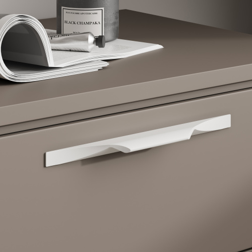 Ручка меб. скоба алюм. ENVISION 320/430 брашированное золото, AKS тип 2_7