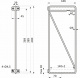 Полкодержатель мет. KOMBO 166*400 черный AKS_preview_1