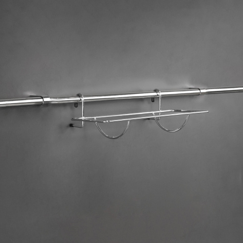 Корзина на трубу d16 для бумаги малая, CWJ115B хром AKS_3