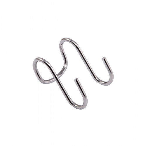 Крючок на трубу d16 двойной хром AKS_1