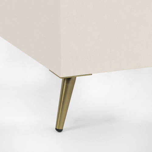 Опора меб. конусная h150 наклонная, браш.золото AKS_5