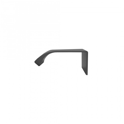 Ручка меб. накладная алюм. MONBLAN 160/200 черный матовый, AKS_5