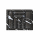 Лоток для столовых приборов 600 MARBLE 540*430, черно-серый мрамор AKS_preview_1