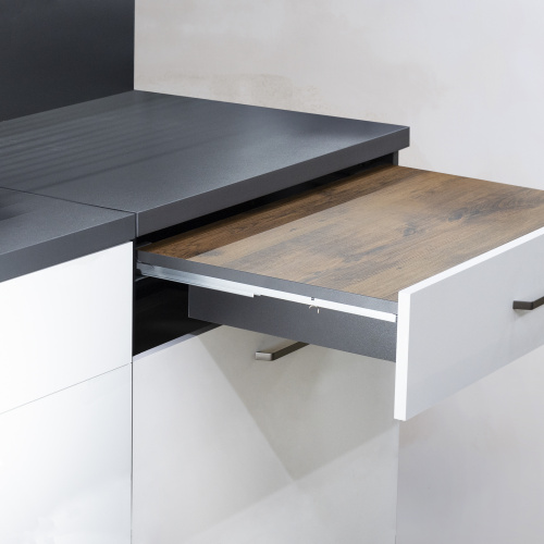 Фиксатор выдвижной полки для направляющих скрытого монтажа PRIME by AKS_5