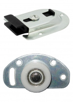 Комплект FAST для 1 раздвижной двери AKS 50 кг (ролики верх и низ, стопор, еврошурупы) Комплект FAST для 1 раздвижной двери AKS 50 кг (ролики верх и низ, стопор, еврошурупы)