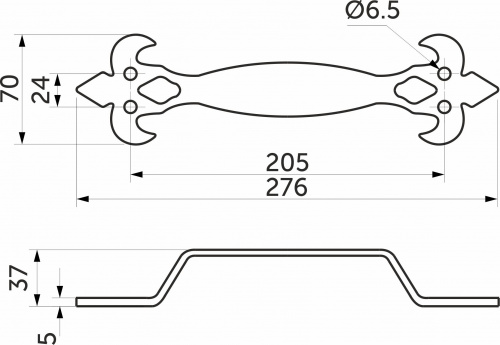Ручка скоба LOFT/black_2