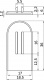 Заглушка Genifix, белый RAL 9003 (уп/ 10 шт) AKS_preview_1