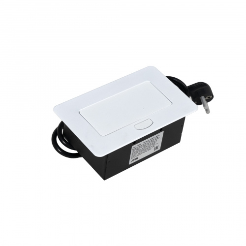 Выдвижной удлинитель Nova 4, 1 розетка, USB A + USB C, белый AKS_3