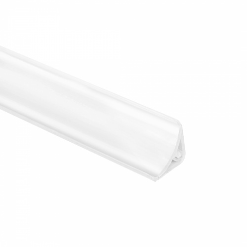 Плинтус ПВХ для столешницы белый глянец узкий (S 025) AKS (1шт=3м.п.)_1