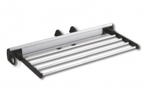 Выдвижная вешалка для брюк крепл.бок./левое, хром/черный AKS фотография