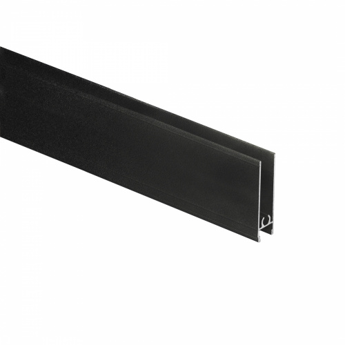 Профиль алюминиевый SENATOR черный муар горизонт нижн. L-6000 мм АЛЮТЕХ _1
