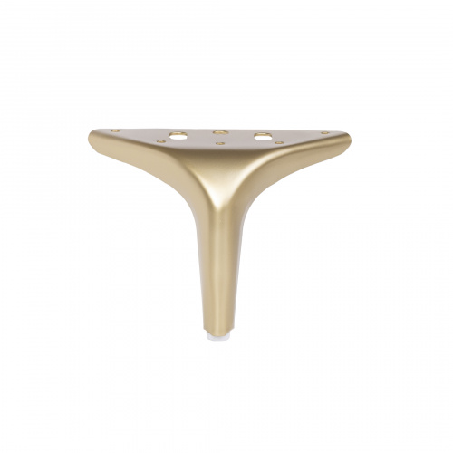 Опора меб. мет. DELI h120 угловая матовое золото AKS_3