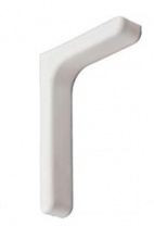 Полкодержатель регоменсоль 12см белый AKS (1 компл. = 2 шт.) фотография